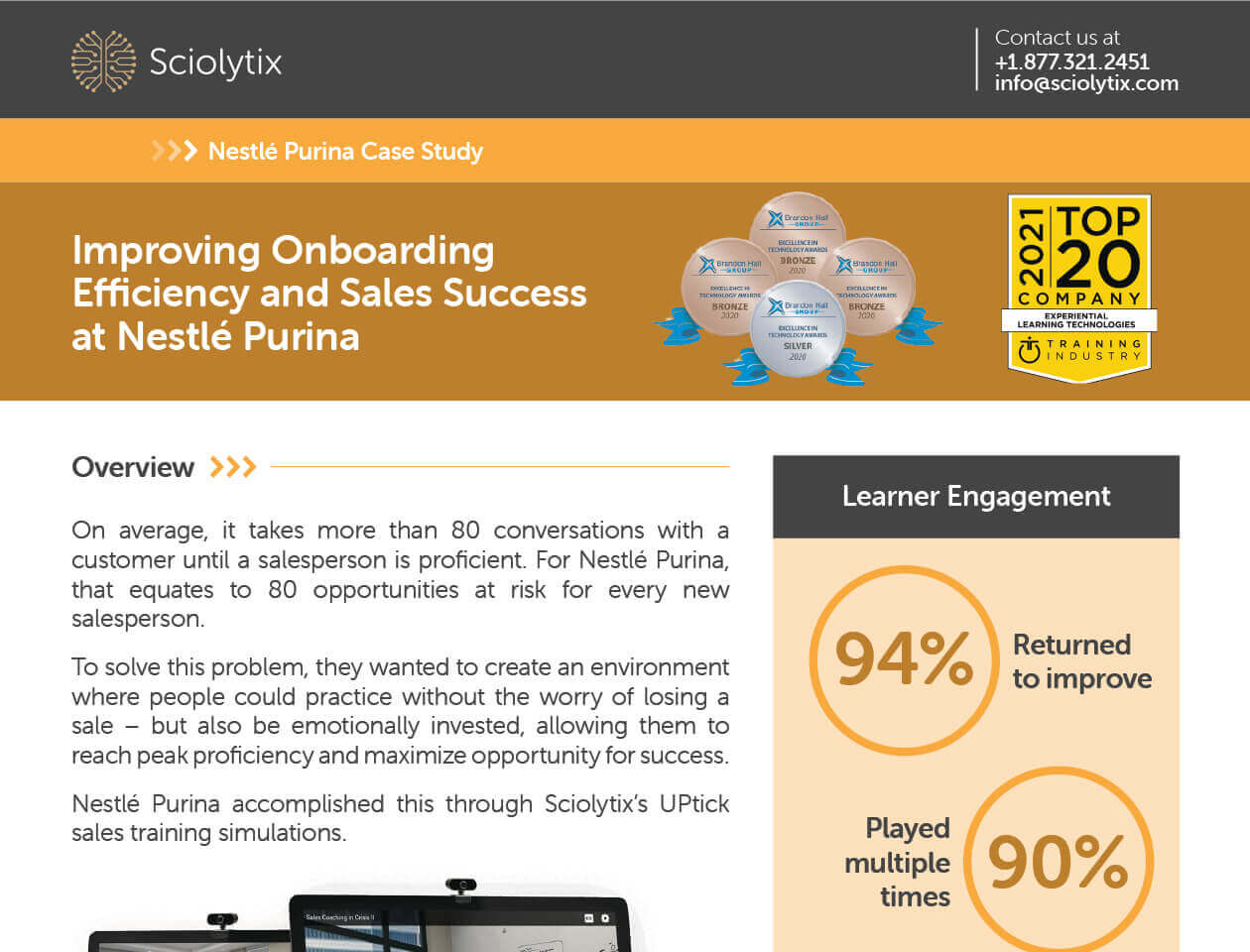 Improving Onboarding Efficiency and Sales Success at Nestlé Purina