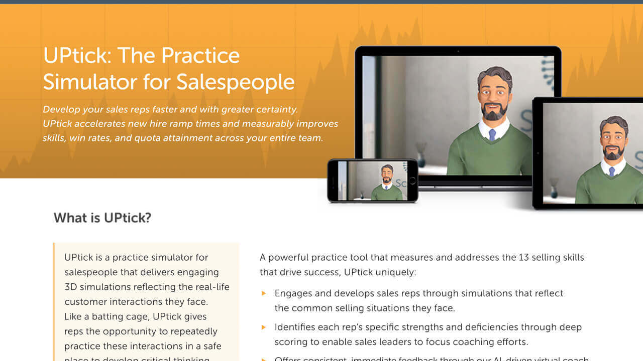 Uptick: The Practice Simulator for Salespeople
