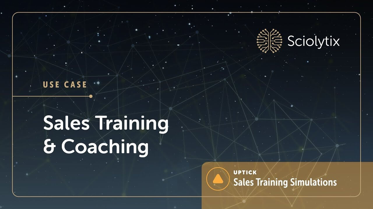 UPtick Use Case: Sales Training & Coaching
